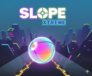 The Slope Xtreme power cannon launcher, ready to fire the ball onto the course.