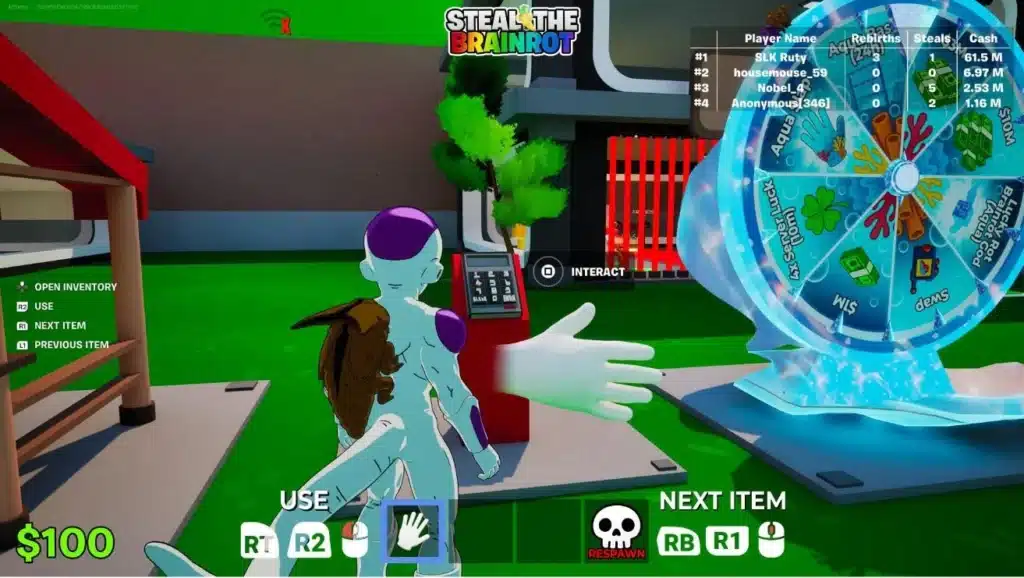 Steal the Brainrot codes redemption terminal