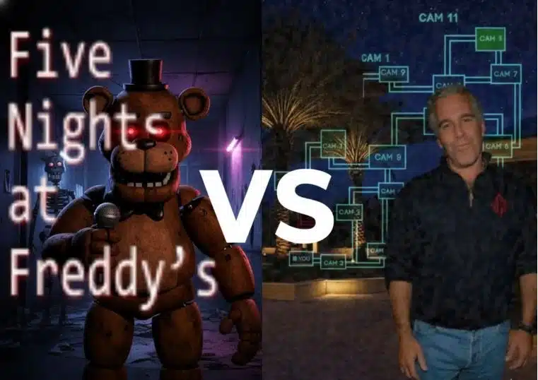 Five Nights at Epstein vs Five Nights at Freddy’s gameplay comparison