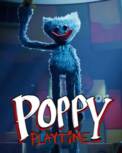 Poppy Playtime dark factory corridor exploration scene