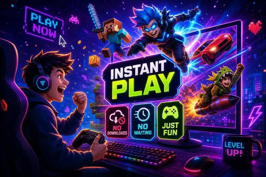 instant play games you can play in Hot Games HTML5 Made Browser Gaming platform